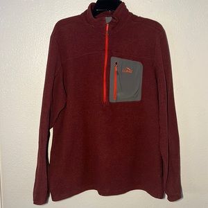 L.L. Bean Trail Fleece Zip Up Sweatshirt